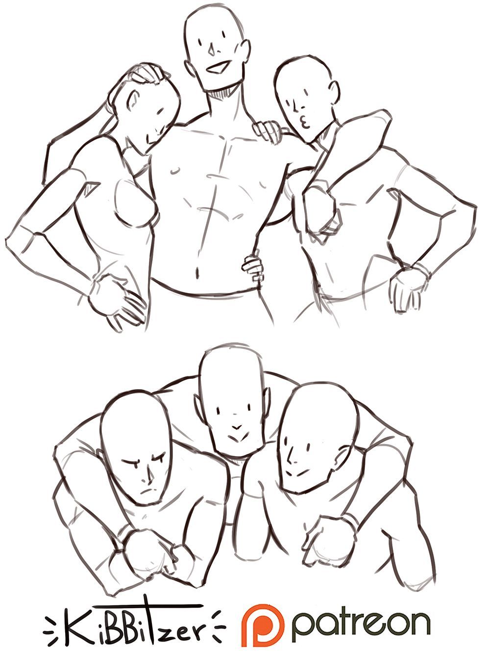 Featured image of post 3 Friend Drawing Poses