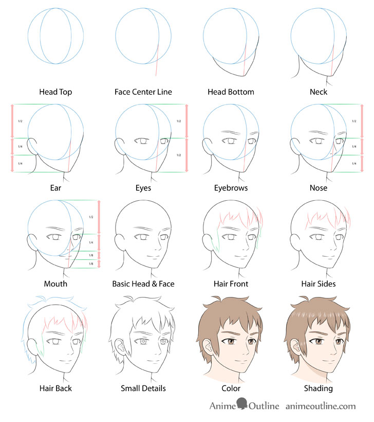 Featured image of post Anime Male Head Perspective