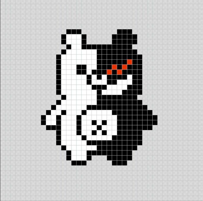 Featured image of post Anime Pixel Art Grid Danganronpa