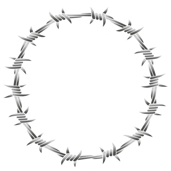 Featured image of post Barbed Wire Drawing Circle