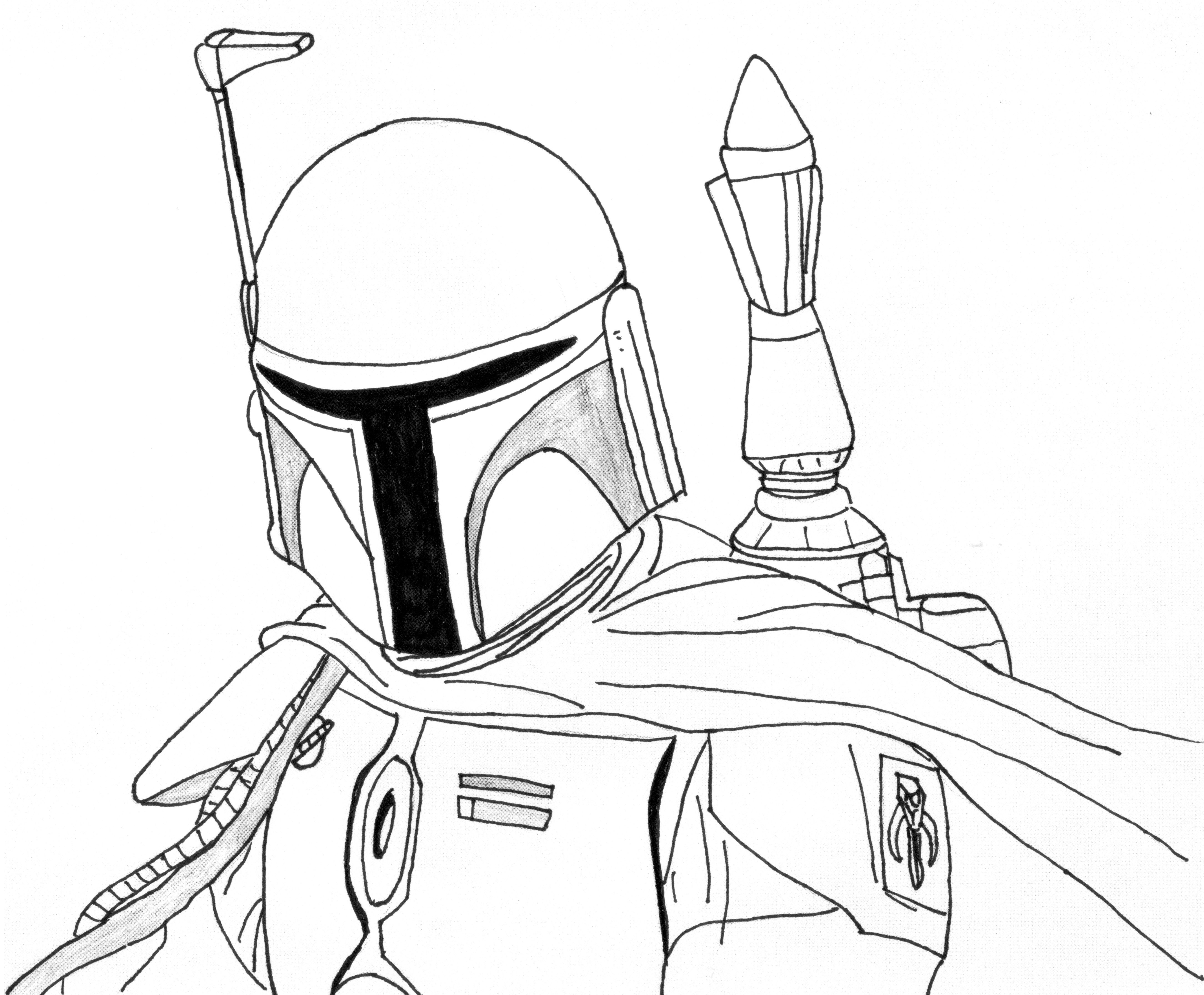 Featured image of post Boba Fett Coloring Page