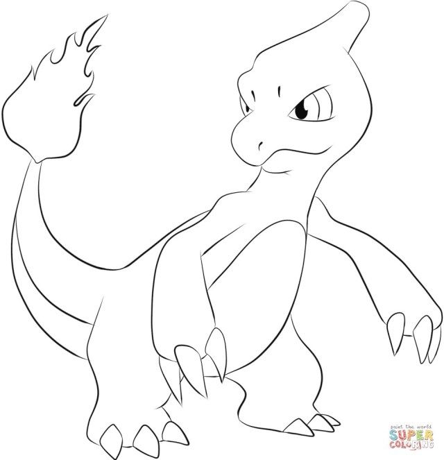 Featured image of post Charmander Charmeleon Coloring Page