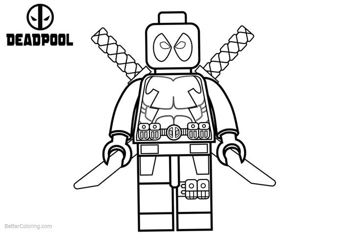 Featured image of post Deadpool Coloring Pages Lego