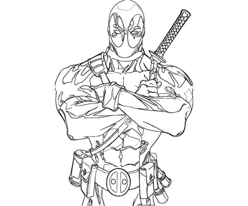 Featured image of post Deadpool Coloring Pages Marvel