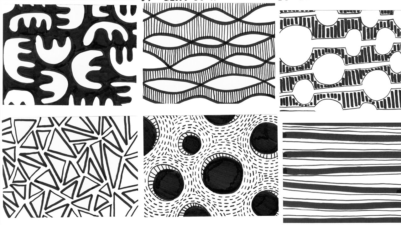 Featured image of post Easy Cool Patterns Black And White