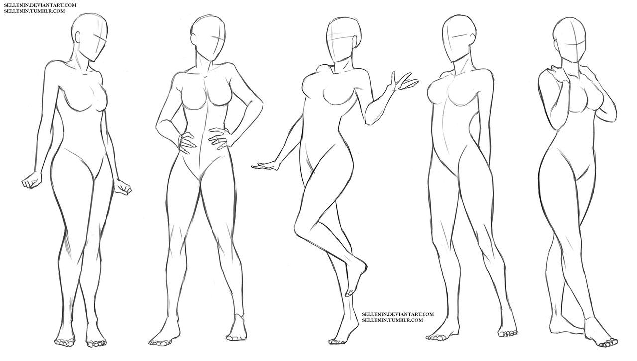 Featured image of post Female Body Reference Drawing Standing