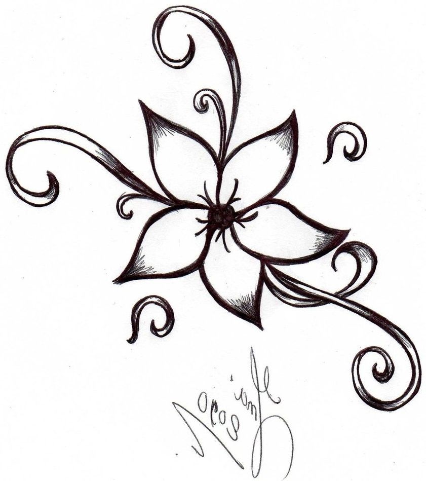 Featured image of post Flower Cool Designs To Draw Easy