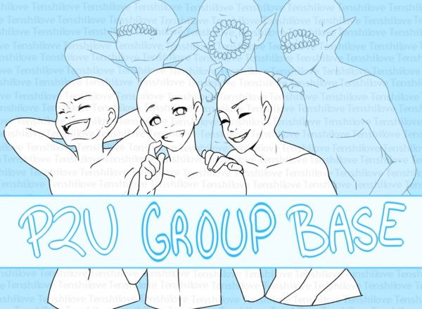 Featured image of post Group Anime Base Pose