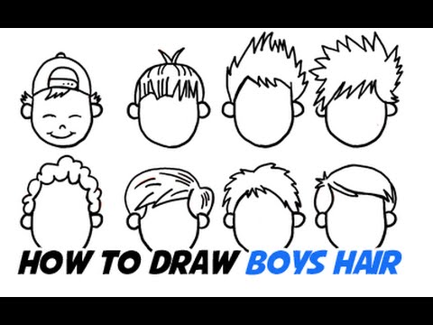 Featured image of post How To Draw Boys Hair Cartoon