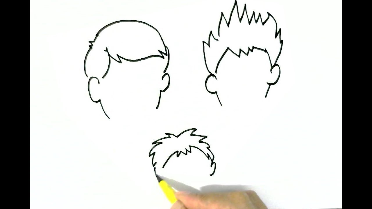 Featured image of post How To Draw Boys Hair Easy