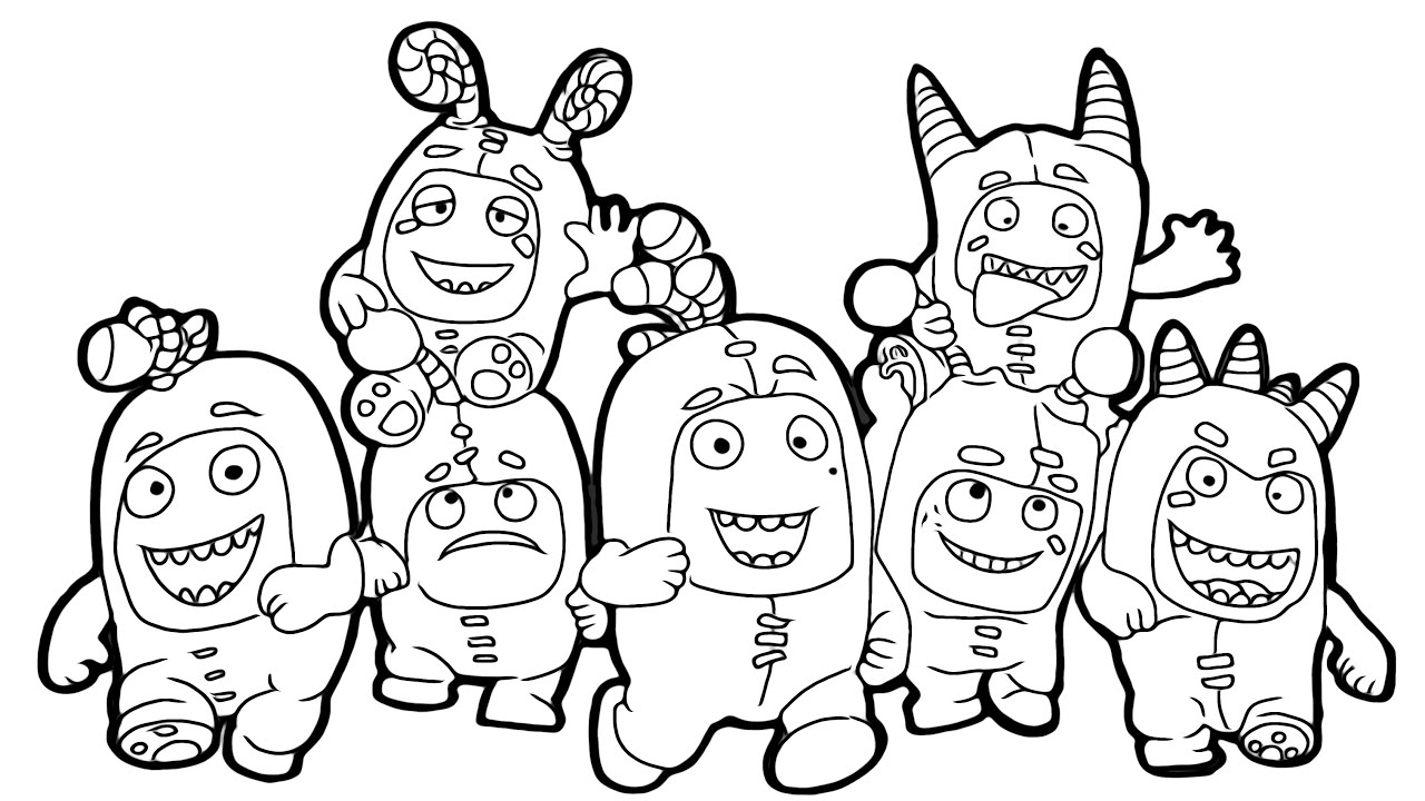 Featured image of post Oddbods Coloring Pages Oddbods Drawing