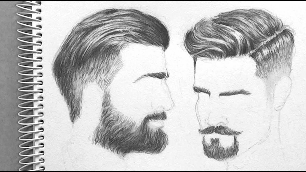 Featured image of post Realistic Guy Hair Drawing