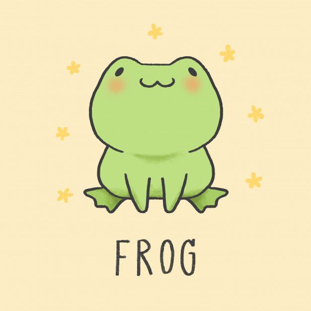 Featured image of post Simple Frog Drawing Aesthetic