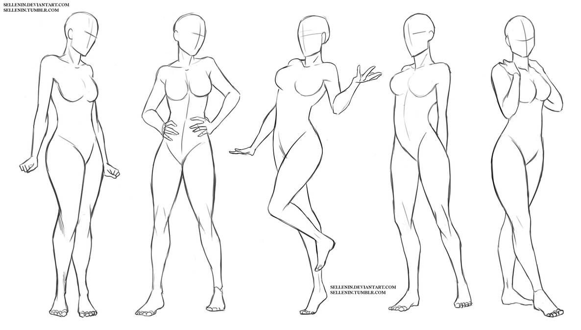 Featured image of post Standing Female Draw Anime Poses